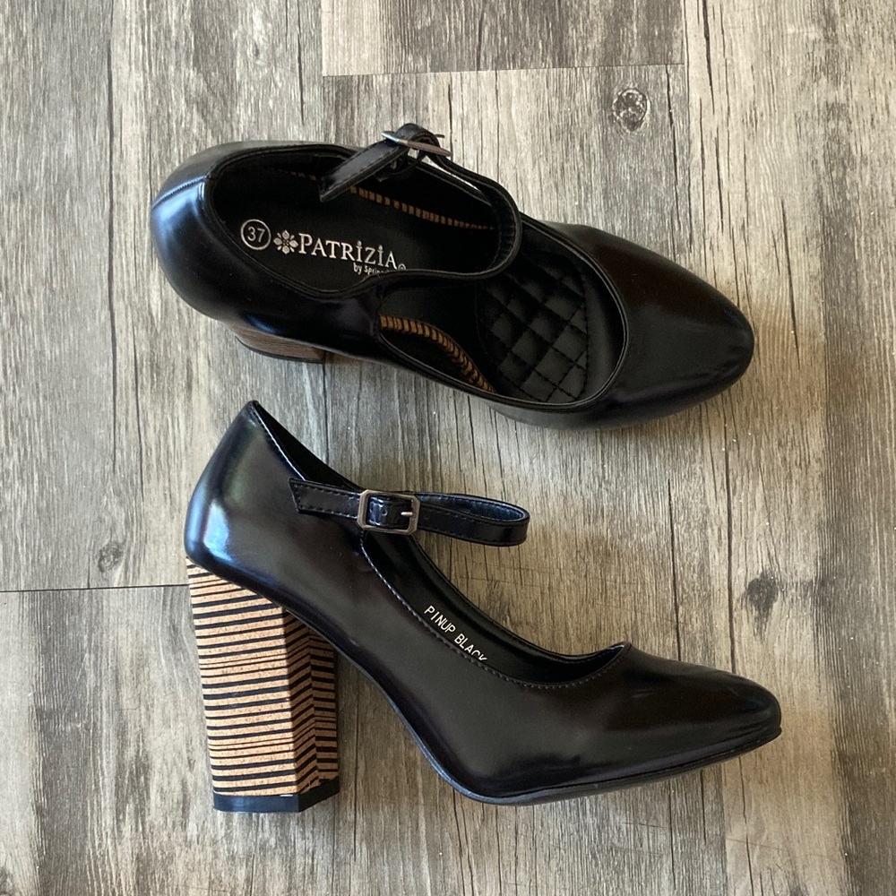 Patrizia by Spring Step Black Heels. Size 37